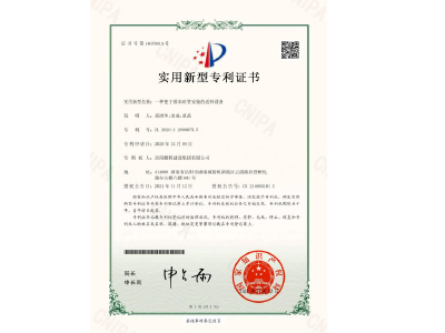 一種便于排水砼管安裝的送料設(shè)備-實用新型專利證書(易清華、袁成、黃晶)